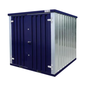 Stahlcontainer FOCO blau 2 x 2 m – Doppeltür